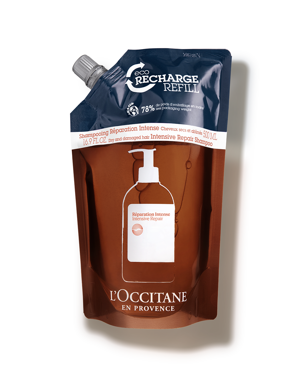 Eco-Refil Shampoo Repara&ccedil;&atilde;o Intensiva Aromacologia 500ml